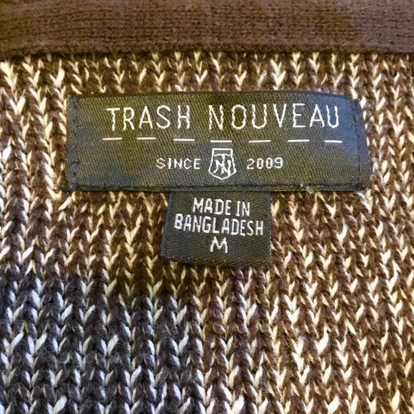 BOHO Trash Nouveau Cardigan Sweater, Medium, Lagenlook, Comfy - Picture 5 of 6